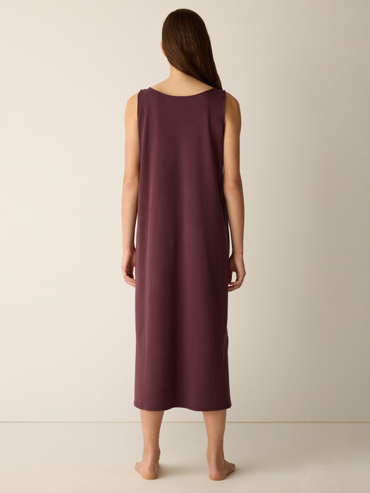 Organic Cotton Interlock Scoop Neck Sleep Dress