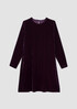 Velvet Crew Neck Dress