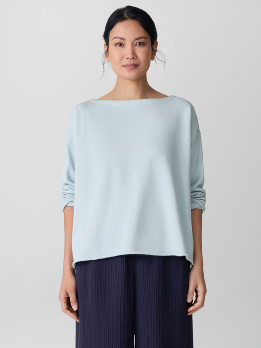 Lightweight Organic Cotton Terry Box-Top