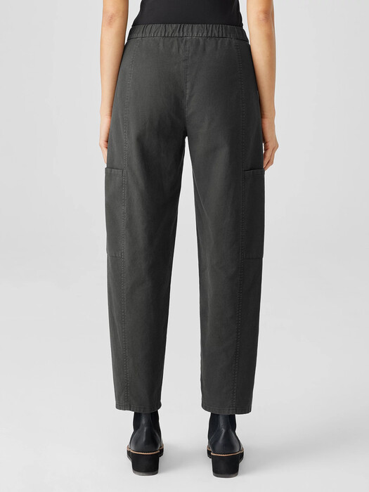 Cotton Hemp Stretch Lantern Pant