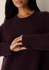 Cashmere Silk Boucle Bliss Crew Neck Top