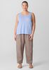 Organic Linen Jersey Scoop Neck Tank