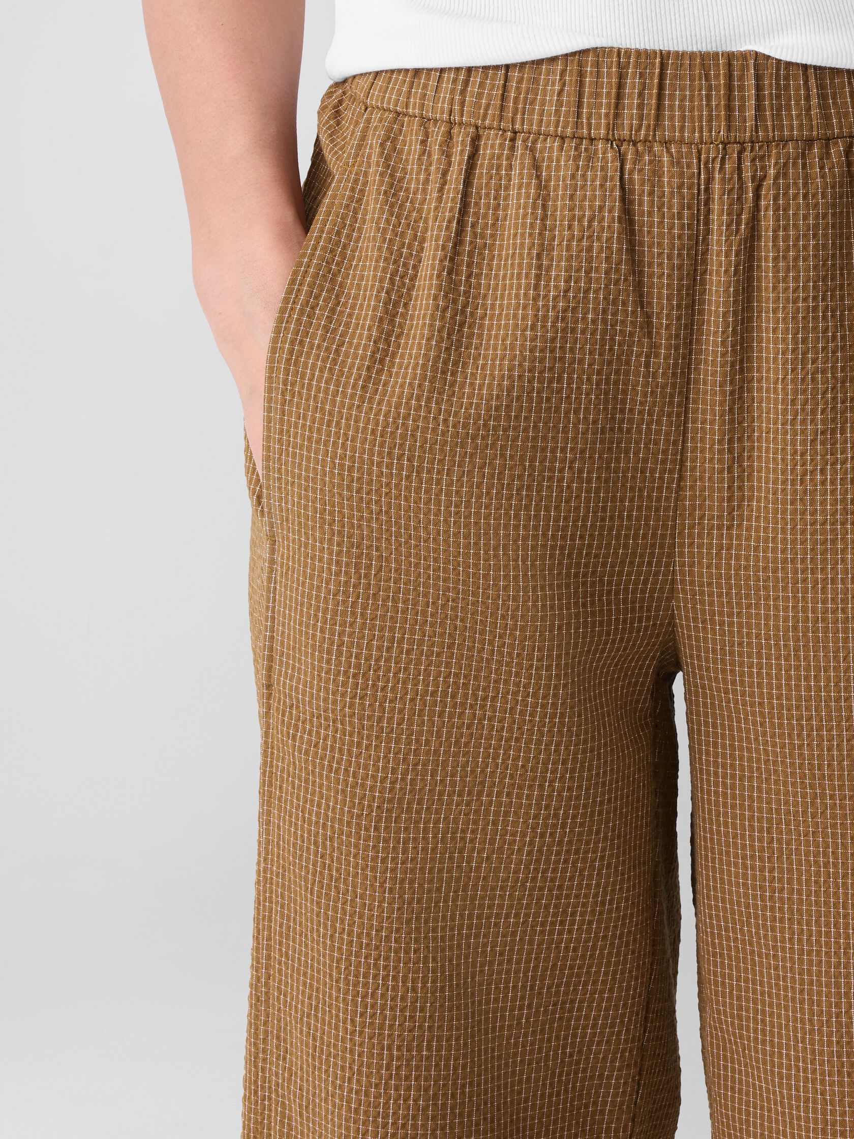 Organic Cotton Ripple Lantern Pant