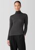 Sheer Knit Turtleneck Top