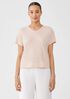Organic Cotton Slub V-Neck Tee