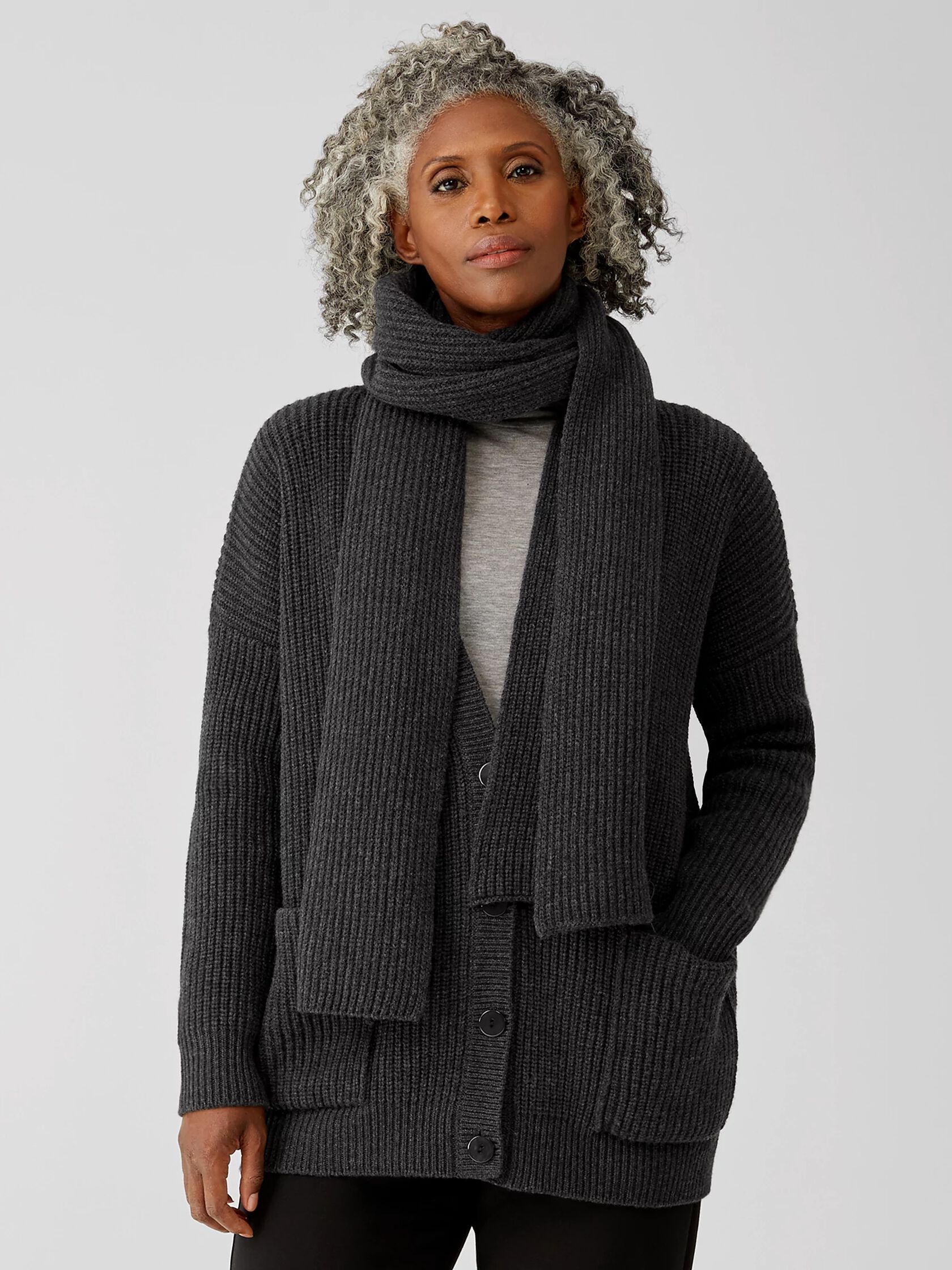 Recycled Cashmere Wool Scarf