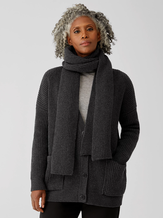 Recycled Cashmere Wool Scarf EILEEN FISHER