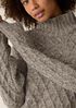 Peruvian Cotton Boucle Fluff Turtleneck
