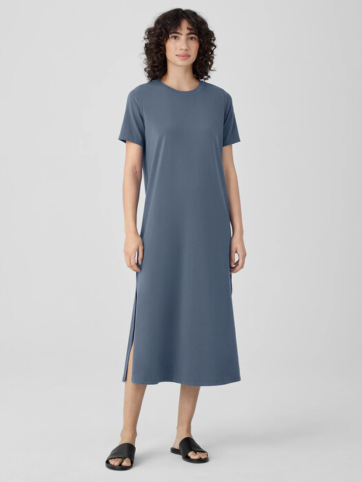 Early 2000s Jersey Dress Eileen Fisher Organic Cotton Jersey Round Neck Dress, Regular XS(2-4) Early 2000s Jersey Dress Eileen Fisher Organic Cotton Jersey Round Neck Dress, Regular XS(2-4)