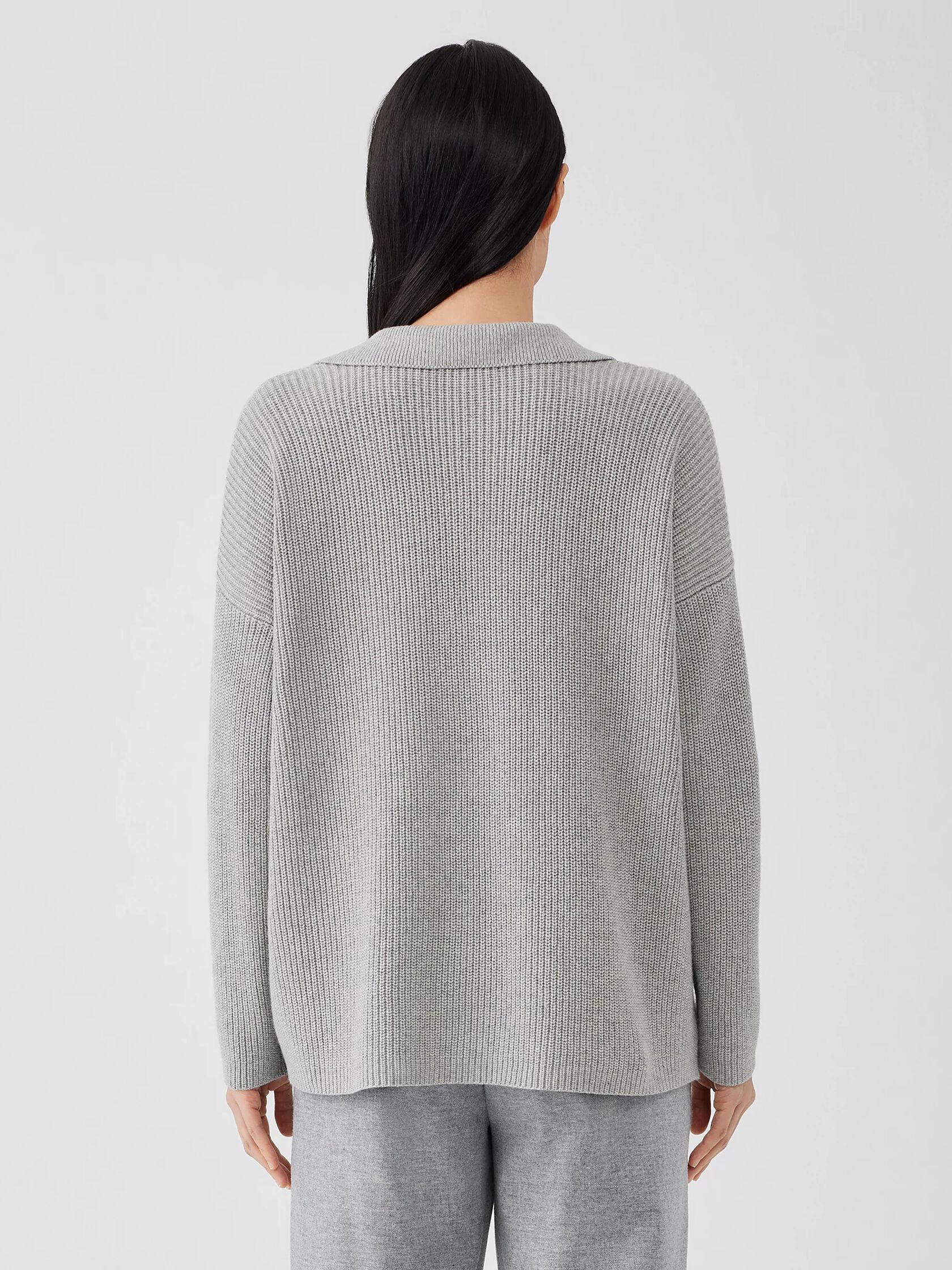 Cotton and Recycled Cashmere Top