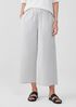 Organic Cotton Ripple Wide-Leg Pant
