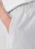 Organic Cotton Ripple Wide-Leg Pant