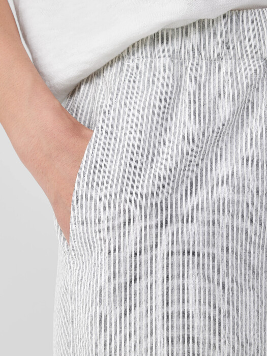 Organic Cotton Ripple Wide-Leg Pant
