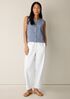 Organic Cotton Pucker Check Vest