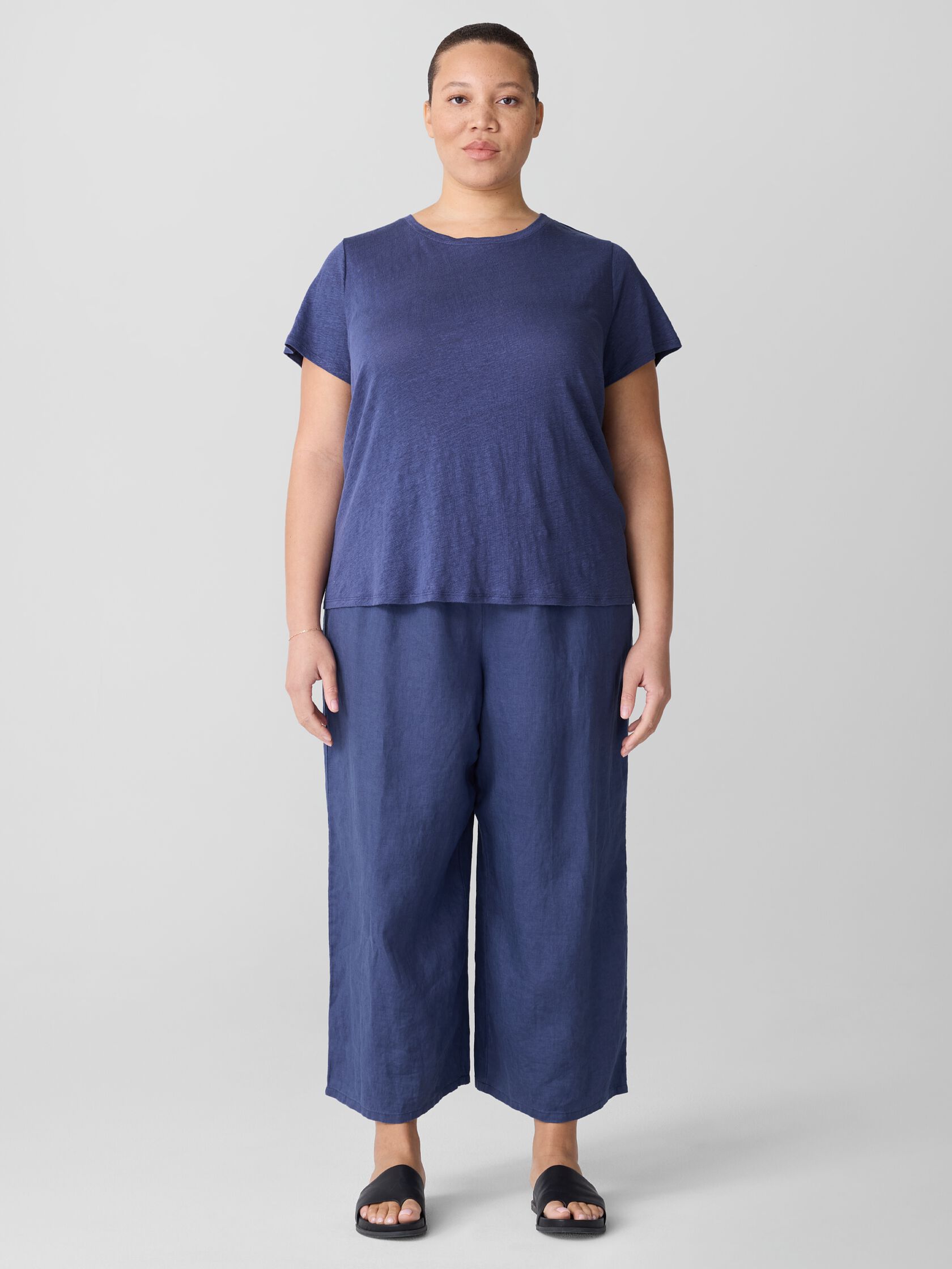 Organic Linen Wide-Leg Pant