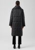 Eggshell Recycled Nylon Reversible Coat