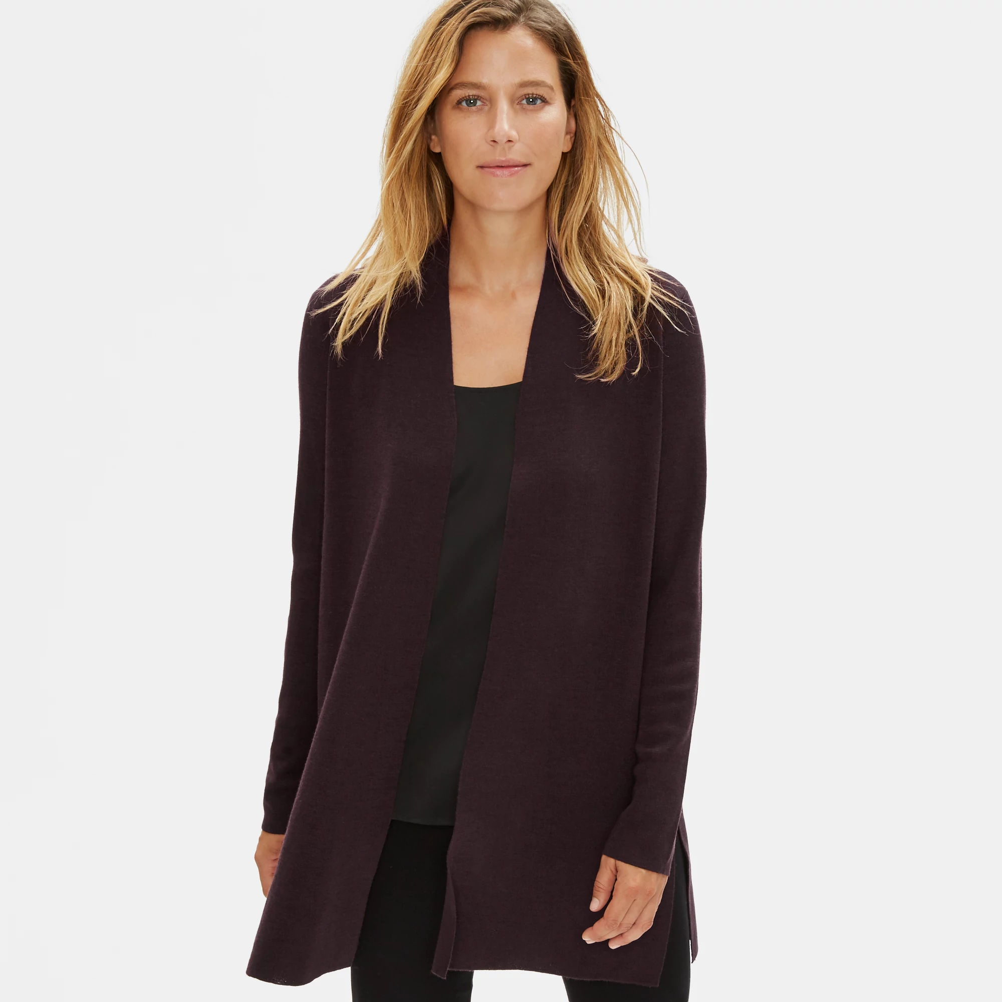 Ultrafine Merino Cardigan in 