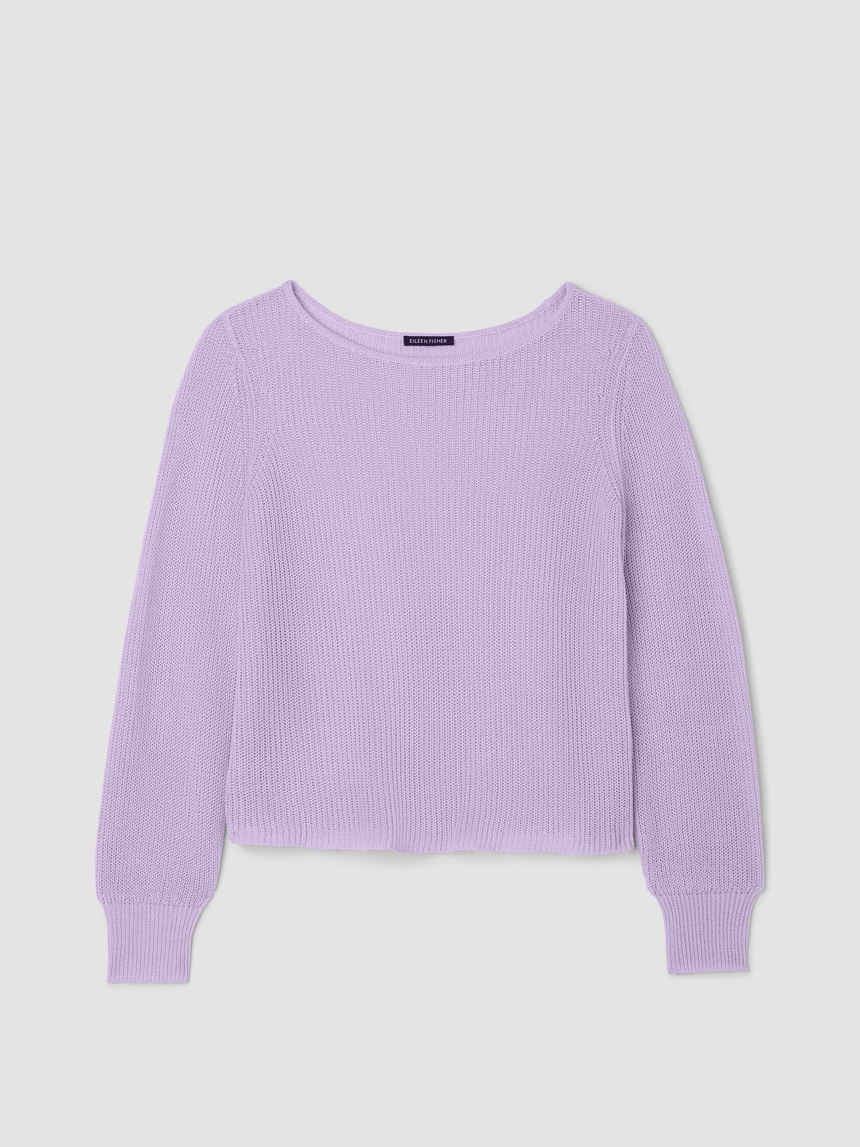 Cotton Silk Cord Ballet Neck Top