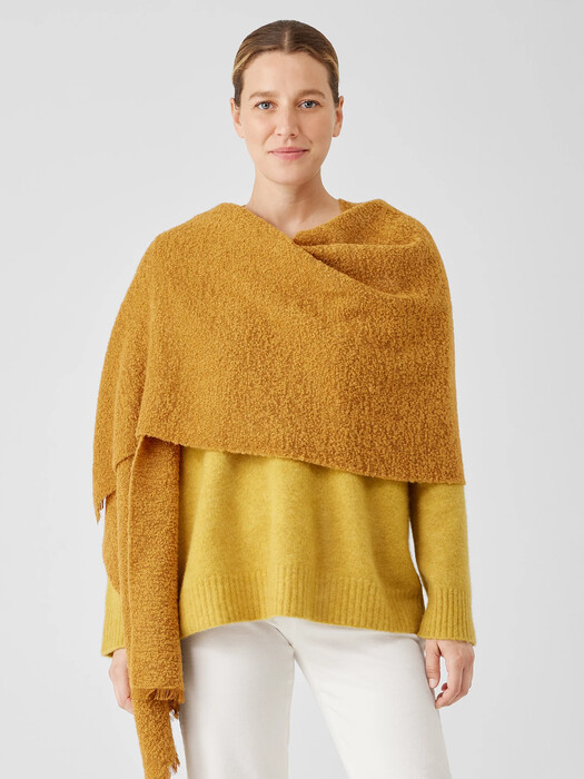 Fluffy Boucle Scarf