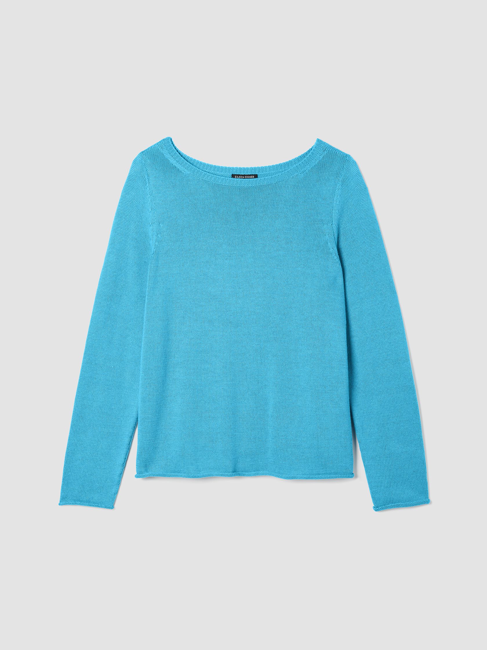 Peruvian Cotton Blend Bateau Neck Top