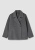 Doubleface Wool Cloud Short Trench Coat