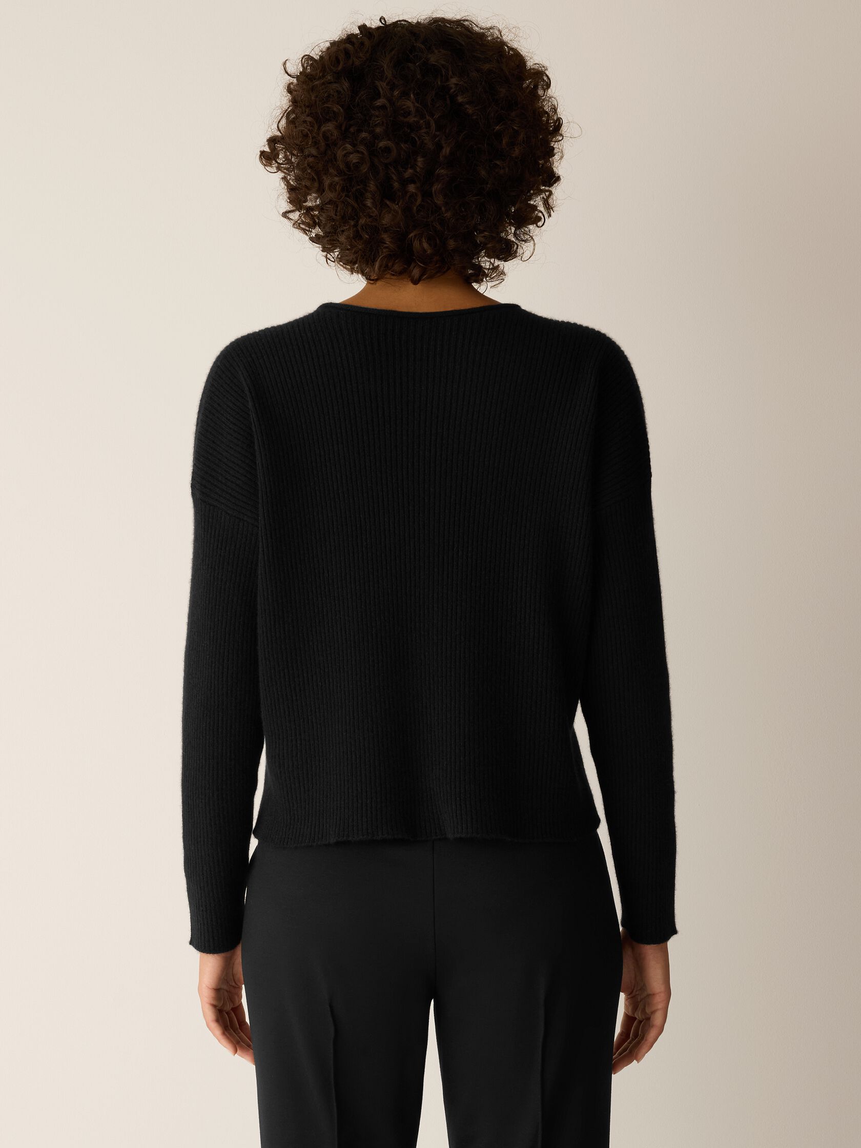 Italian Cashmere Crew Neck Top