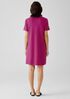 Organic Cotton Interlock Crew Neck Dress