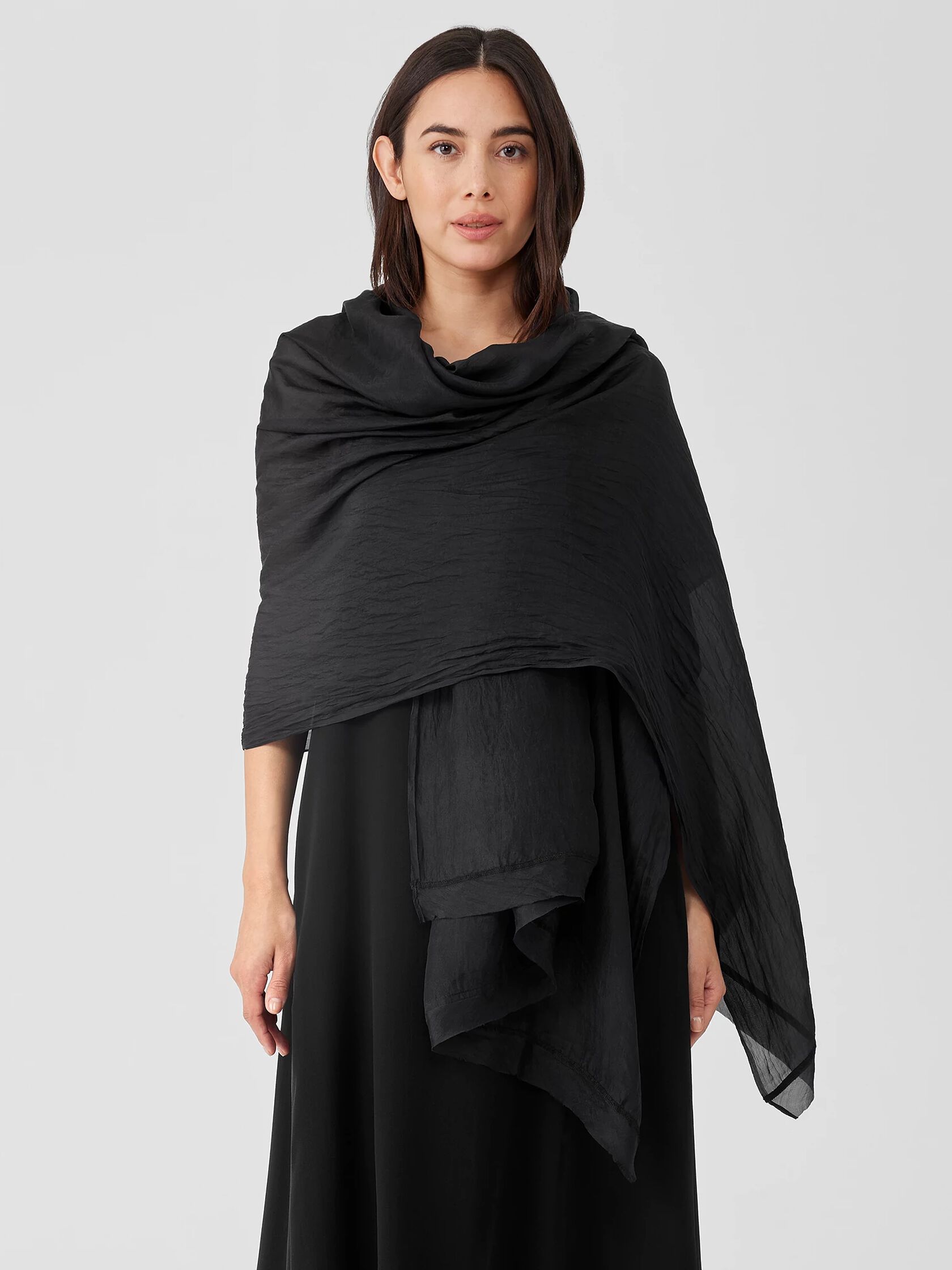 Washed Silk Parachute Scarf
