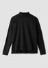 Garment-Dyed Organic Cotton Terry High Neck Top