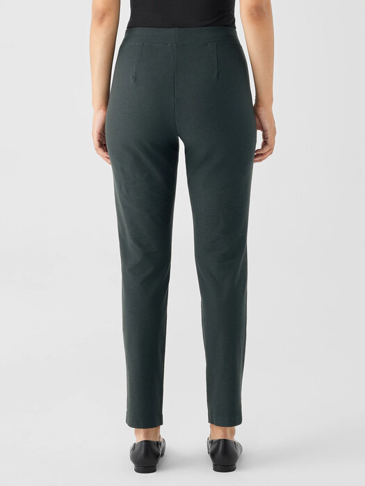 Washable Stretch Crepe Slim Pant