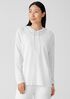 Organic Cotton Linen Slub Hooded Top