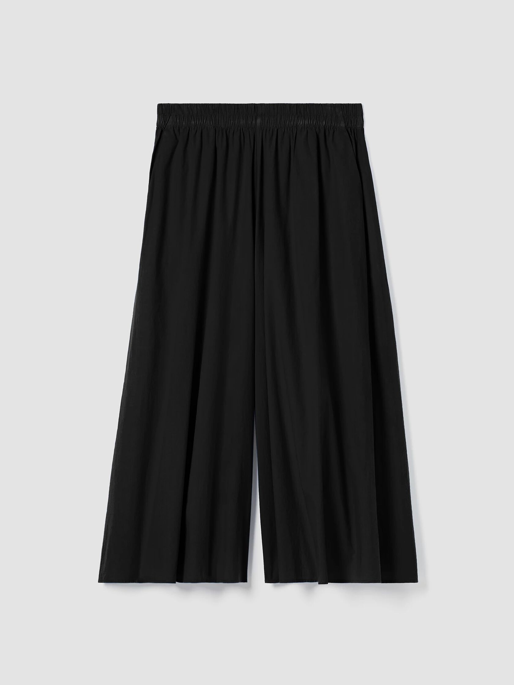 Washed Organic Cotton Poplin Skirt Pant