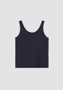 Pima Cotton Stretch Jersey Scoop Neck Tank