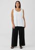 Stretch Jersey Knit Wide-Leg Pant