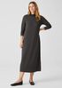 Fine Jersey Scrunch Neck Dress