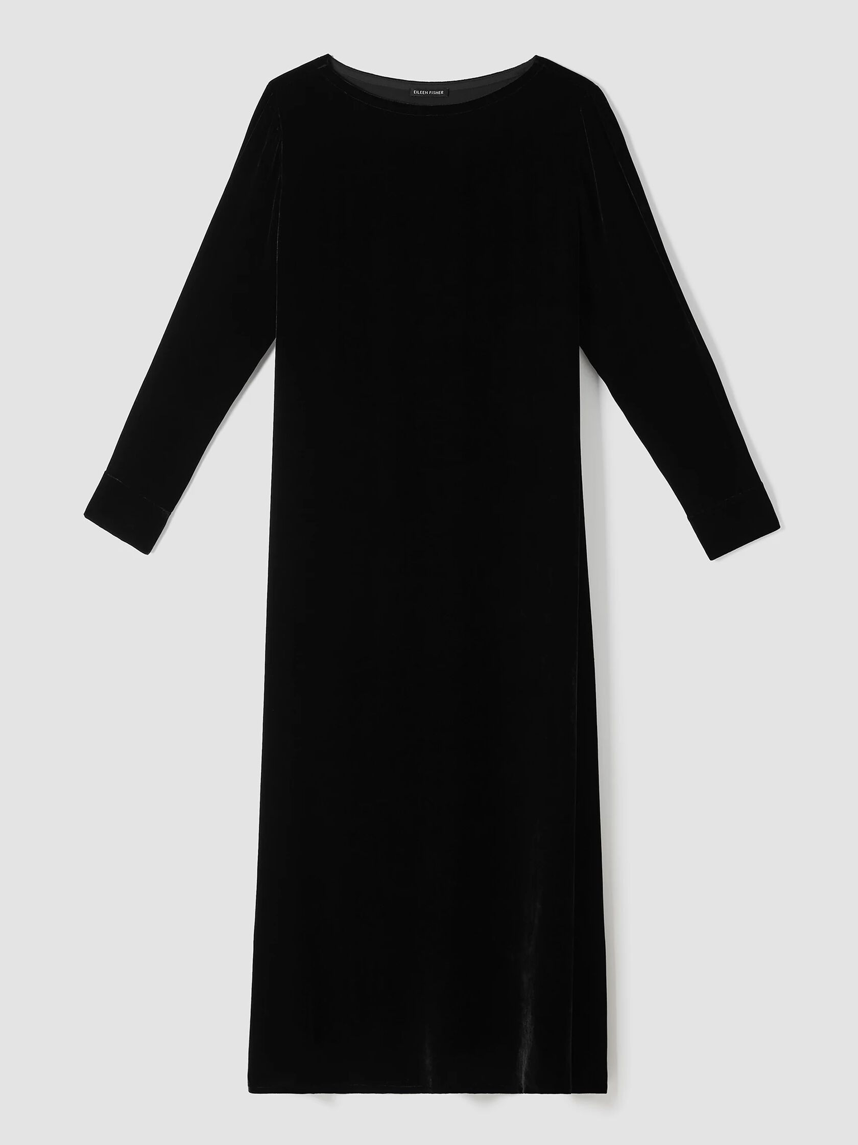 Velvet Bateau Neck Dress