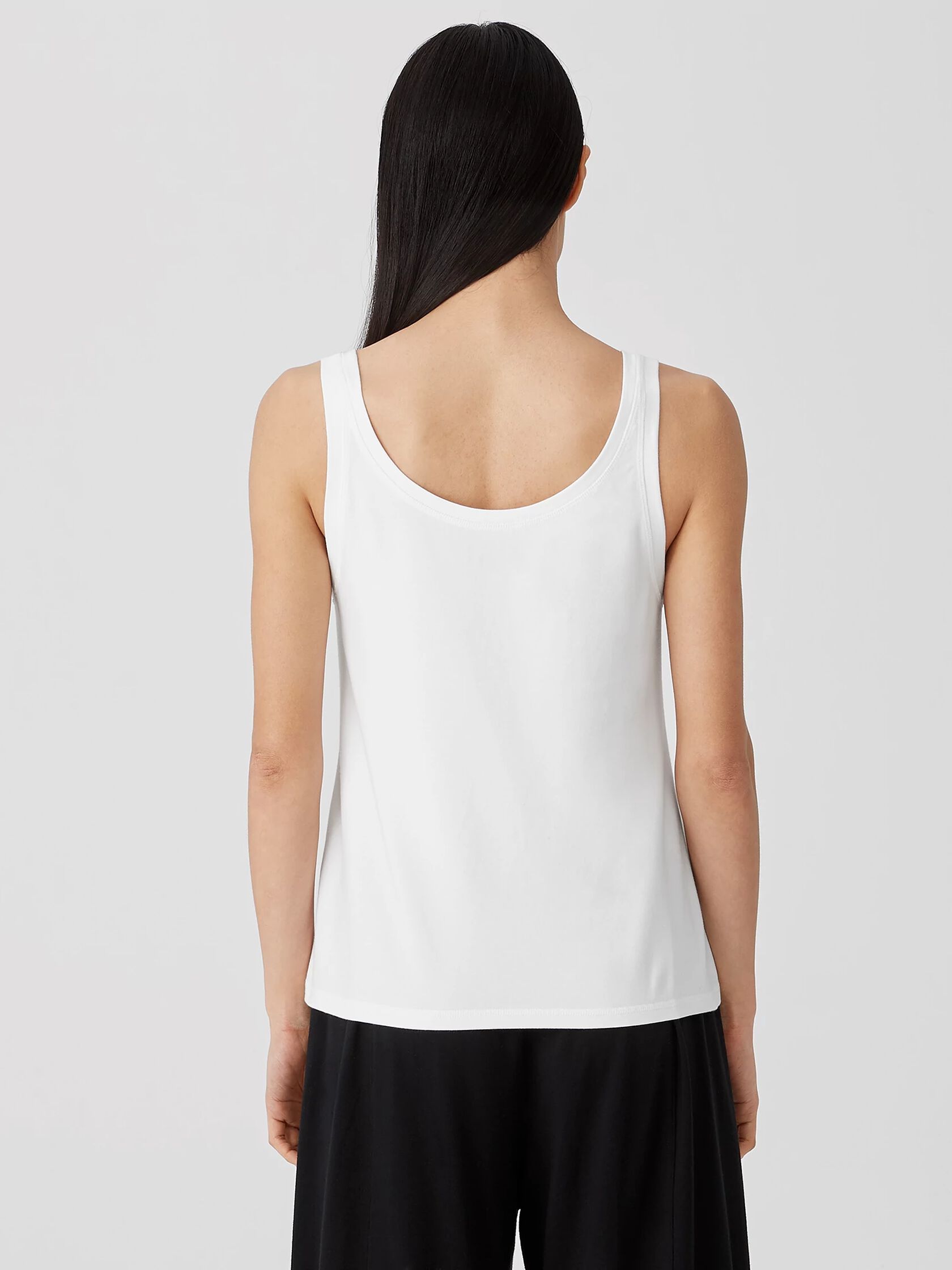 Traceable Organic Cotton Jersey Scoop Neck Tank