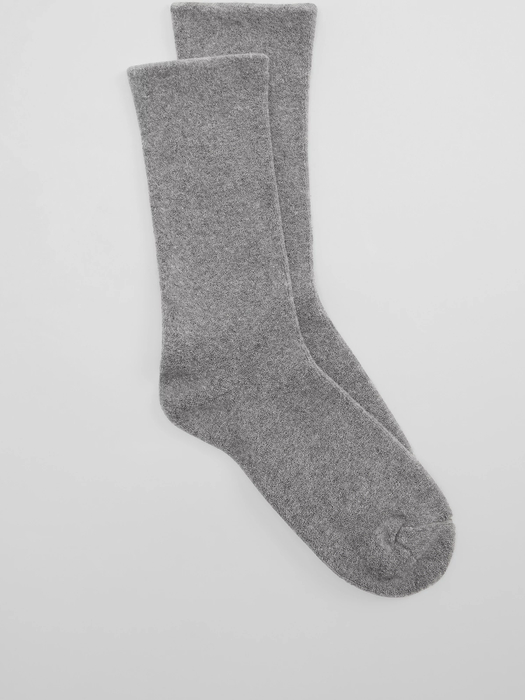 Organic Cotton Terry Cozy Crew Sock