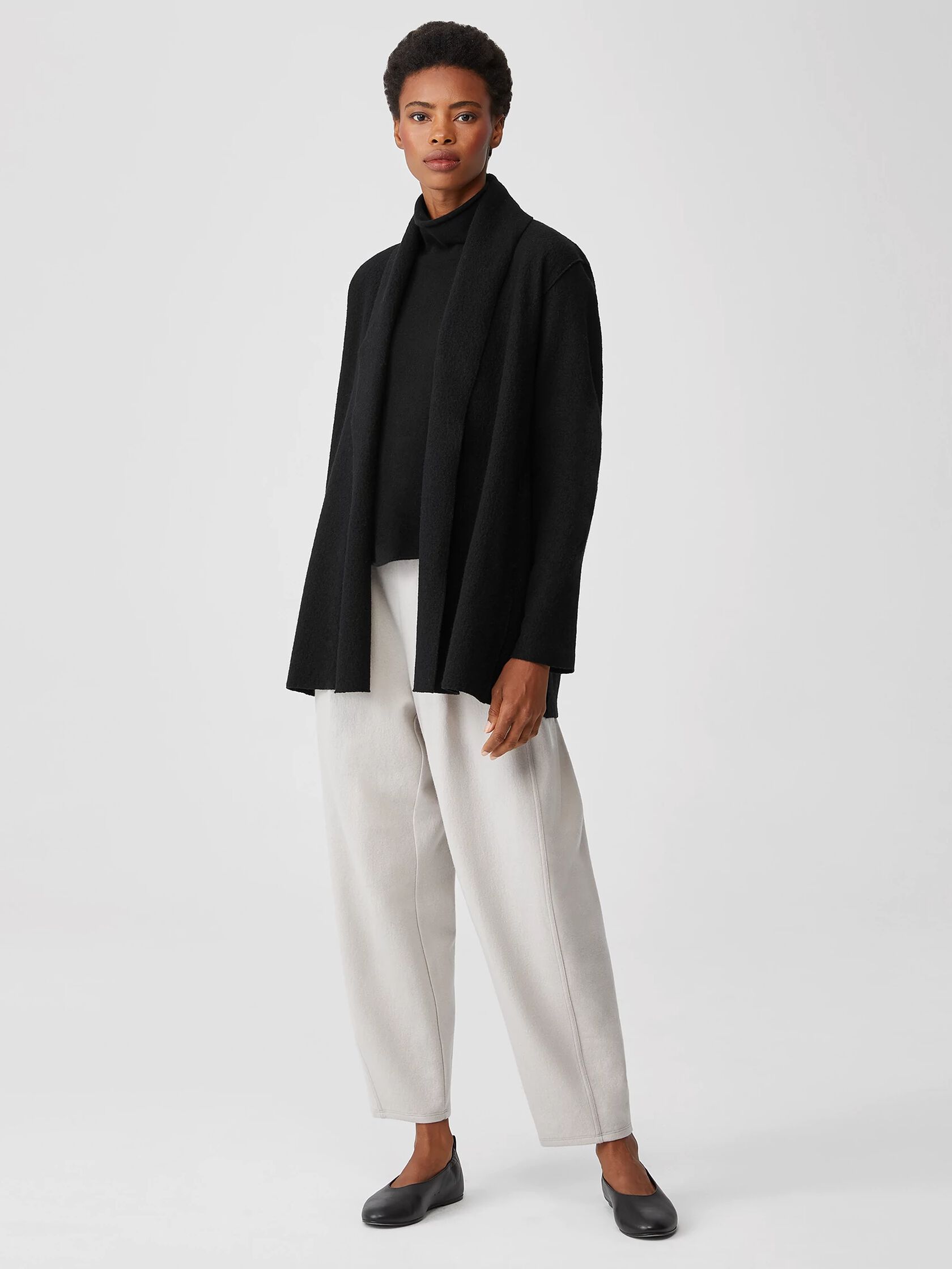 Lightweight Boiled Wool Jacket in Responsible Wool