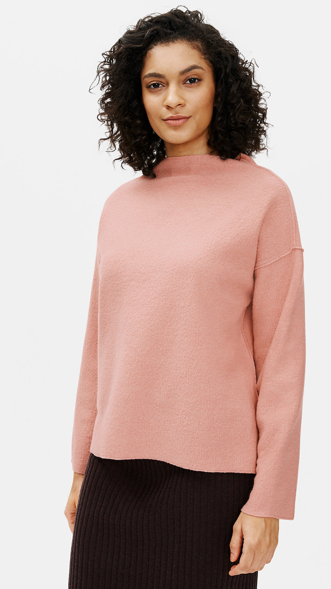 Lightweight Boiled Wool Box-Top in Responsible Wool