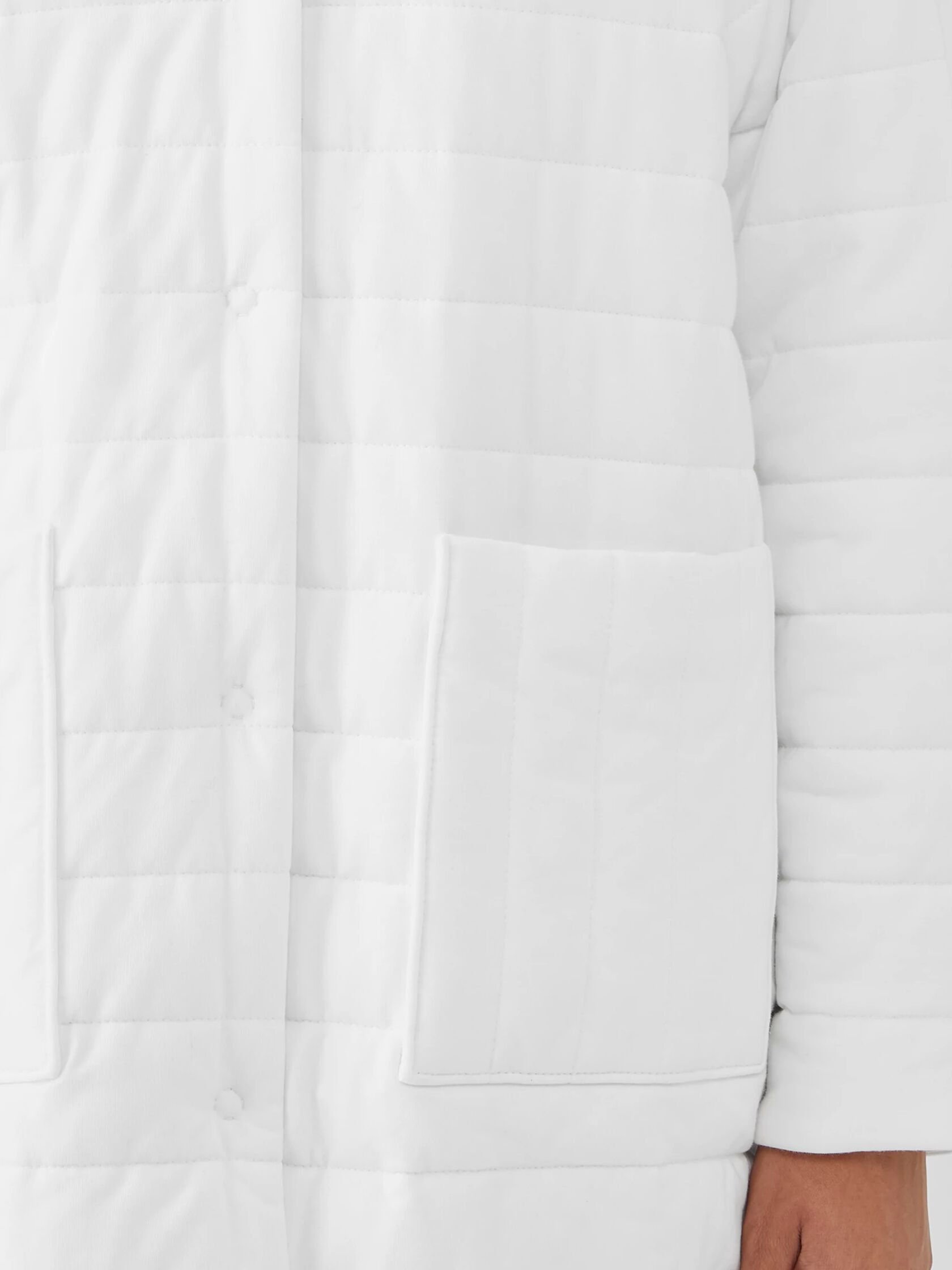 Traceable Organic Cotton Jersey Quilted Jacket