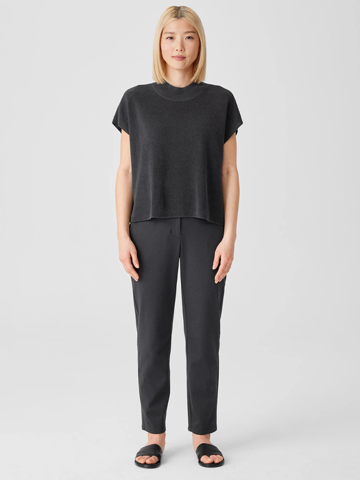 Organic Cotton Ponte Slim Pant