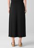 Stretch Jersey Knit A-Line Skirt