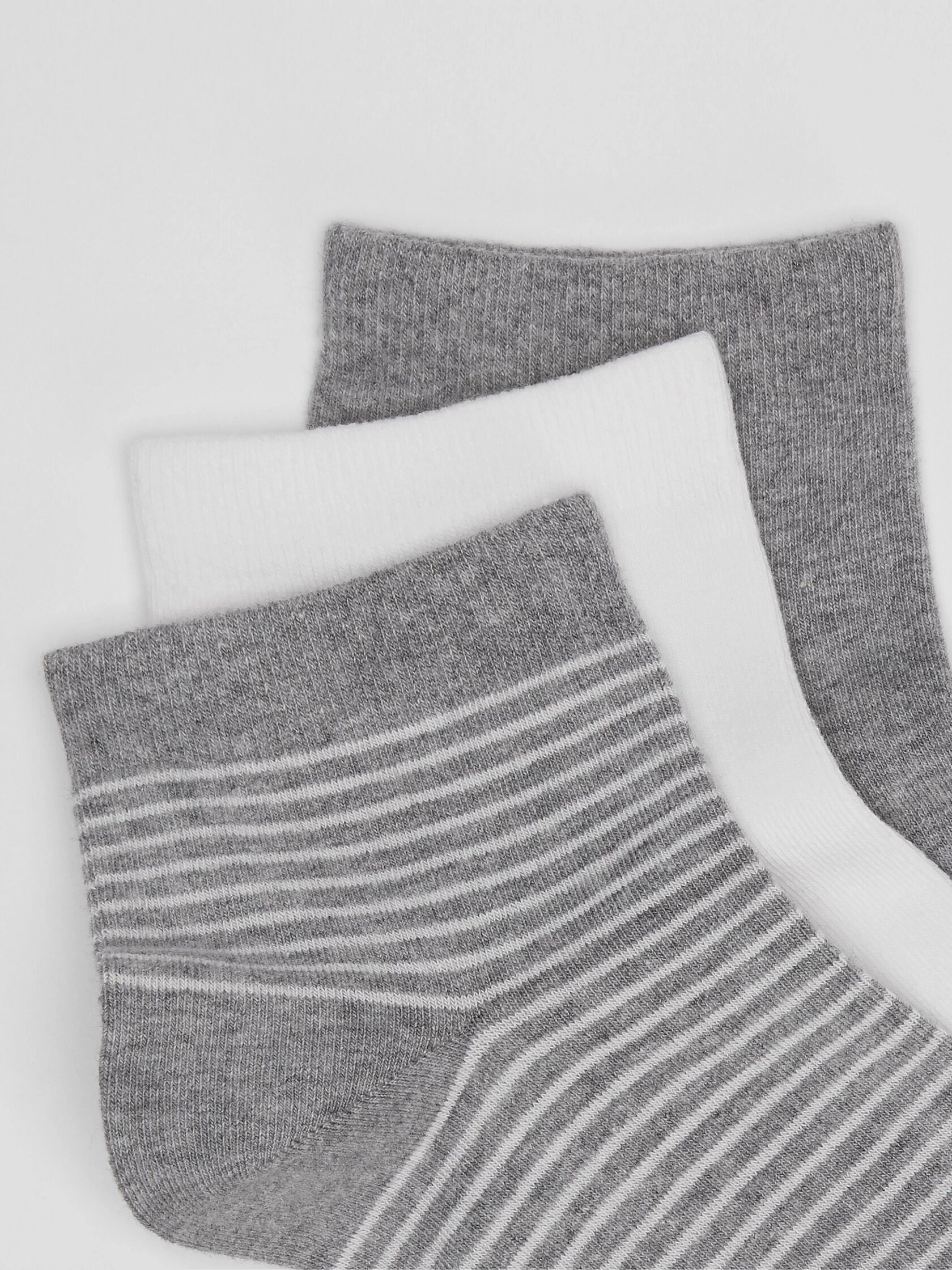 Cotton Ankle Sock 3-Pack