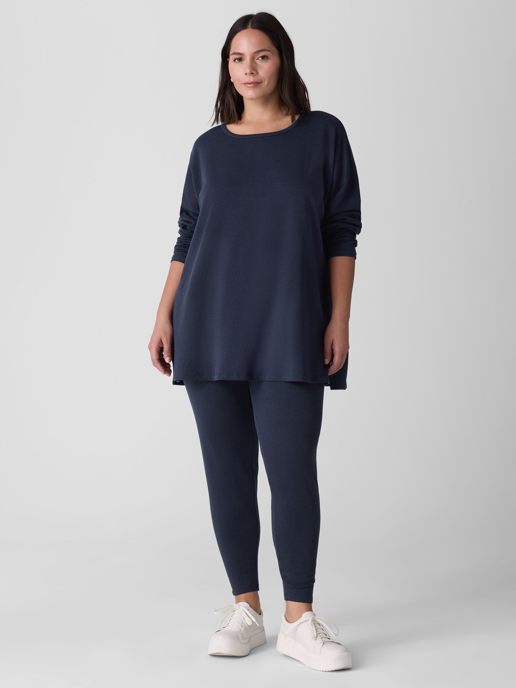 Cozy Brushed Terry Hug Long Box-Top