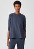 Cozy Brushed Terry Raglan-Sleeve Top