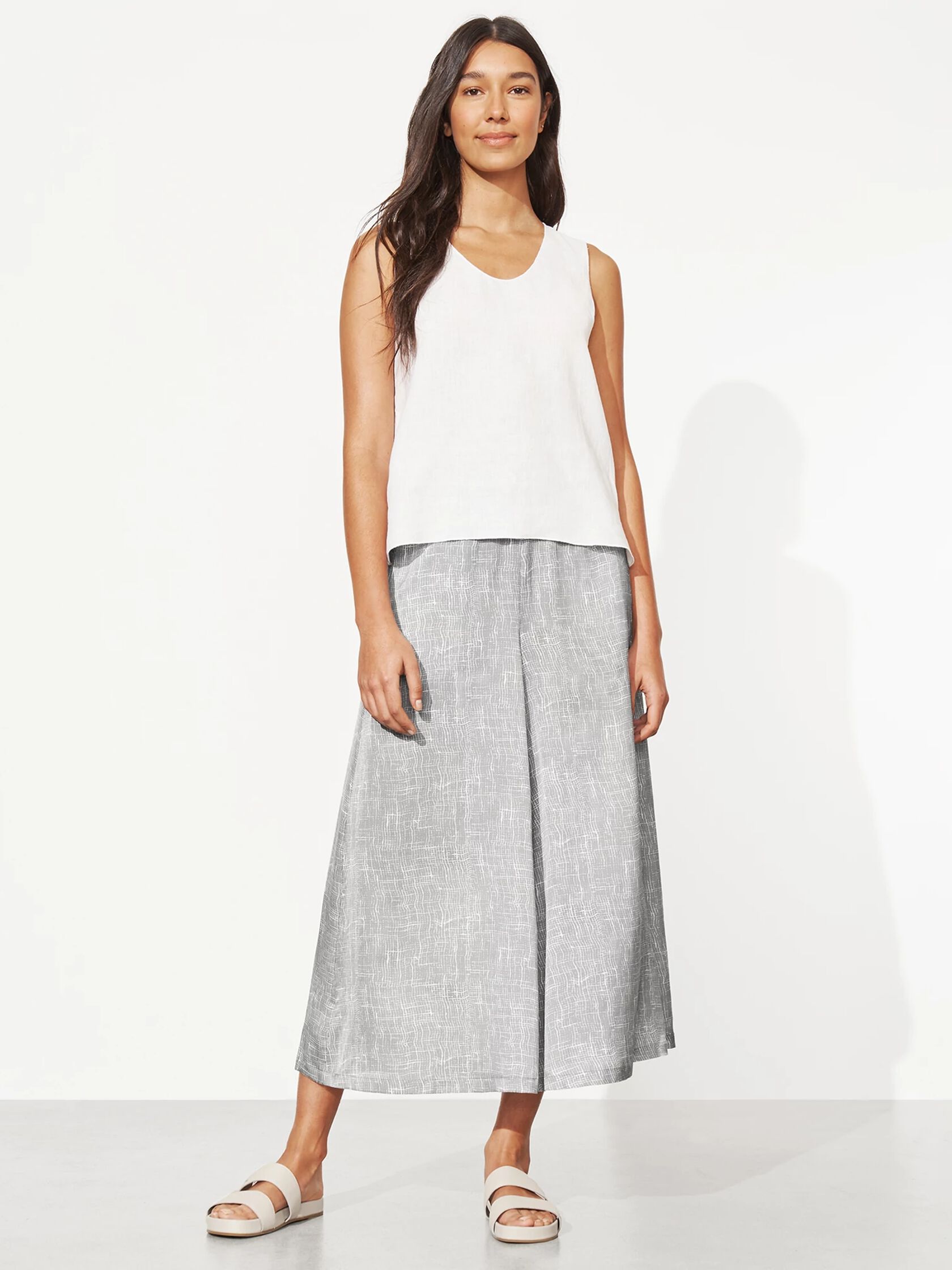 Drift Silk Organic Cotton Culotte Pant