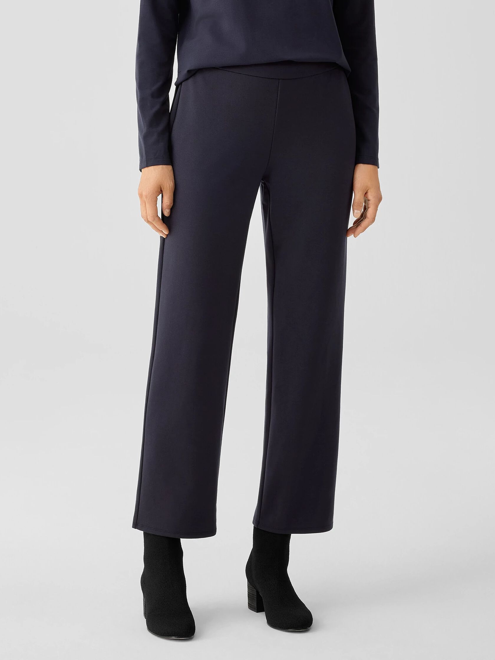 Washable Flex Ponte Straight Pant