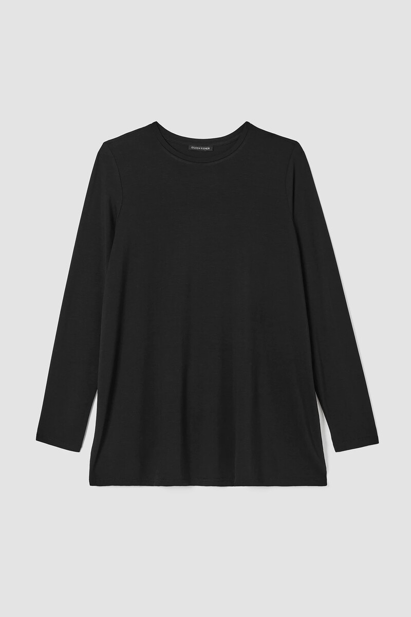 Fine Jersey Crew Neck Top Fine Jersey Crew Neck Top