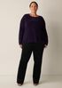 Chenille Blend Crew Neck Top